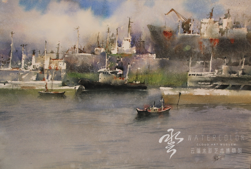 高东方 《归港》 110*70cm